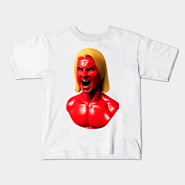 This Nordic boy turns red with rage when he is crossed Kids T-Shirt by Marccelus